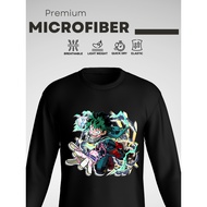ANIME JERSEY microfiber my hero academia baju lengan panjang anime manga japan t shirt lelaki jersi 