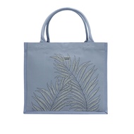 PASAYA Woven Art Bag x ROCK & FLOWER - WILD LEAVES Size SEMI (30x26x15 cm.)