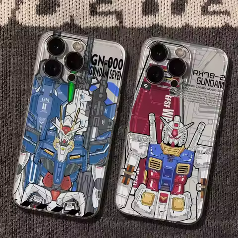 M-Mobile Suit Gundam Phone Case For iPhone 17e 17 16e 16 15 14 13 12 11 Mini Air Pro Max X XR 7 Plus