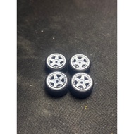 Hotwheels custom tires 1:64 fifteen52
