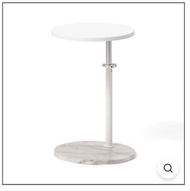 Franc Franc白色圓形大理石茶几