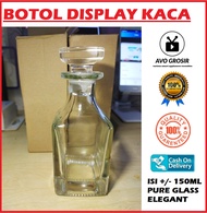 Botol kaca bibit parfum display jin crystal 150 ml