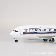 [With wheels and lights]1:160Singapore Airlines New Air Passenger A380Passenger Airplane Model Simul