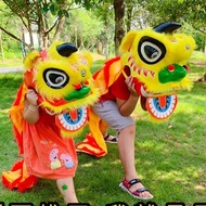 Lion Dance Children Lion Dance Toy Children Performance Props South Lion Dance Lion Head Set Plastic