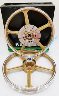 [ KAWASAKI ] SPORT RIM AR80 ORIGINAL KAWASAKI MADE IN JAPAN SPORTRIM 1.4 X 18 COMPLETE SET