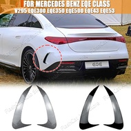 Rear Bumper Spoiler Side Canard Air Vent Cover Inserts Accessories For Mercedes Benz EQE V295 EQE300