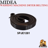 MIDEA 5PJE1281 TALI BELTING MESIN PENGERING / MIDEA WASHING MACHINE DRYER BELTING 5PJE1281