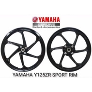 SPORT RIM Y125ZR/Y125Z/Y125 (HITAM/BIRU GP/SILVER) Original YAMAHA HLY 100% (FREE BEARING!!!)