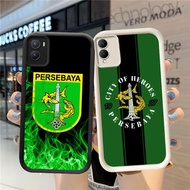 GK-68 Persebaya Black and White Silicone Casing for VIVO IQOO Y56 Y28 Y17S Y35 Z10 V60 Lite 2024 5G 