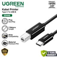 UGREEN 50446 Type C to USB 2.0B Type B Female Printer Cable 2 Meter Cable Print Scanner Scanner