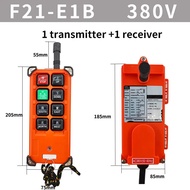 F21-E1B không dây công nghiệp từ xa controlenglish nút thích hợp cho 12V ~ 440V nâng động cơ cần cẩu