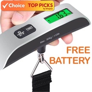 Electronic Digital Luggage Scale – 50KG Hanging Scale for Suitcases, Travel, and Portable Use with L