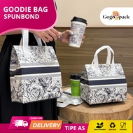 Motif Goodie Bag Spunbond Bag/ Shopping Tote Bag/ Patterned Shopping Bag/ Spunbond Bag/ I AS13 - AS1