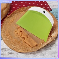 {sujianxia} Plastic Bread Dough Cutter Cake Pasty Scraper Cream Smooth Spatula Butter Knife