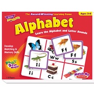 Trend Enterprises: Match Me Game–Alphabet, Learn The Alphabet and Letter Sounds with Photos, Develop