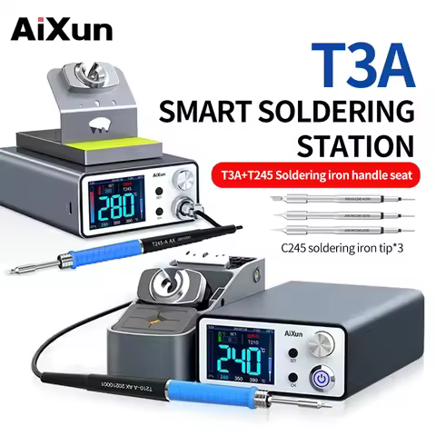 Aixun 200W T3A Smart Soldering Station Supports T12/T245 Handle for Motherboard PCB BGA Welding Repa