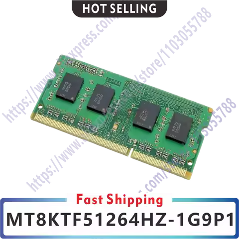 MT8KTF51264HZ-1G9P1 DDR3L SDRAM 4GB 204-SODIMM Memory module