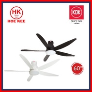 KDK U60FW 60 Ceiling Fan (Black / White) *FREE DELIVERY*