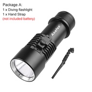 Asafee D220-P70 XHP70 yellow light super bright strong light diving flashlight scuba fixed focus 150