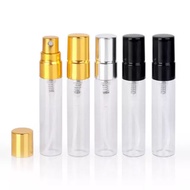 5ml Mini Spray Bottle with Clear Glass 5ml Mini travel Glass Bottle/