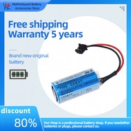 Mitsubishi Q series PLC battery Q6BAT CR17335SE-R/3V CR17335SE R CR17335 Lithium Battery with Plug