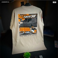 KATUN ISUZU ELF NKR71 TRUCK T-SHIRT | ELF TRUCK T-SHIRT, THICK 30S COMBED COTTON
