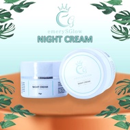 emerySGlow Bright Activating Night Cream Moisturize Niacinamide Brightening Moisturizer Glowing Moisture