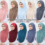 Tudung Sarung Sarima Denim Soft Awning/tudung sarung murah SIZE XL