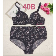 40B/90B PLUS SIZE SET BRA AND PANTIES