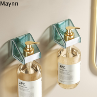 MAYNN 2pcs Wall Mounted Shower Gel Bottle Rack Moisture-proof Adjustable Hand Soap Wall Hanger Clean