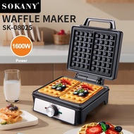 SOKANY08025华夫机单板两片吐司机面包机早餐机WAFFLE MAKERSOKANY08025 waffle machine single20251214