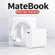 For Huawei 90W Super Charger Type C-Type C Laptop Tablet Adapter for Mate 60 50 MateBook D15 D14 D13