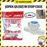 JOPEX QS (02) W STOP COCK (MM)WATER HEATER PVC CONTROL VALVE /WATER HEATER VALVE /WATER HEATER CONTR