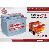 DIN55L DIN55R - HELDEN/ START/ CAT MAINTENANCE FREE CAR BATTERY