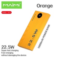 Maimi  power bank รุ่น Mi75 ความจุ 10000mah Fast charge 22.5Wพร้อมจอLEDแสดงผล ชาร์จไว พกพาง่าย