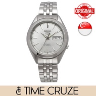 [Time Cruze] Seiko 5 SNKL15K1 Automatic 21 Jewels Stainless Steel Silver Dial Men Watch SNKL15 SNKL15K