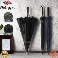 Automatic Long Handle Golf Umbrella Golf Umbrella XL Auto Open Payung Besar Payung Kereta Payung Huj