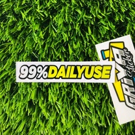stiker 99%dailyuse sticker 99% daily use