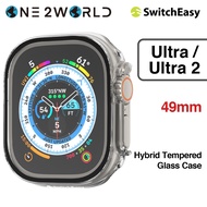 SwitchEasy Hybrid Tempered Glass Case for Apple Watch Ultra/Ultra 2 49mm