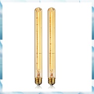 [G V W E] LED Tubular Decorative Light Bulb E27 40W Retro Light Bulb Dimmable Virtual Filament Vinta