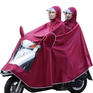 Electric Bike Raincoat Men's and Women's Motorcycle Battery Car Dedicated New Double plus Size Long Full Body Rainproof Poncho