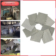 [pugwsl] 8 X 1/35 Steel Shed, Corrugated Sheet, Sand Table, Miniature Architecture,