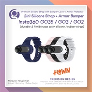 Silicone Wrist Strap for Insta360 GO 3S 3 2 Wristband and Camera Case Cover for Insta 360 GO3S GO3 G