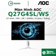 AOC Q27G4SL/WS Monitor 27 inch IPS 320Hz 0.3ms White I Genuine I