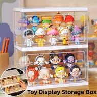 【Free Shipping】Doll Toy Pop Mart Display Box Rack Box Storage Transparent Dustproof Cover  Kotak Pat