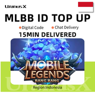 ML Diamond Indonesia Mobile Legends Top-Up MLBB Legends—Diamond 💎5~💎4003+827 Diamonds ID⚡UranusX.MY 