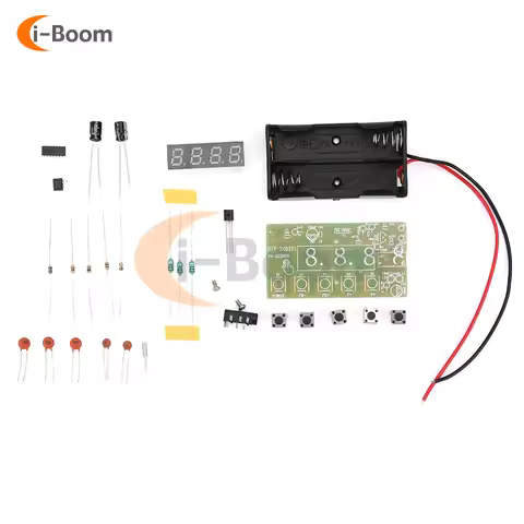 87-108MHz Radio AM/FM Midwave FM 2-band Digital Tuning Headset Radio DIY Kit for Soldering Practice 