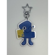 One Double-Sided Acrylic Keychain - BFDI: TPOT - Object Show Cute cartoon game Character pendant