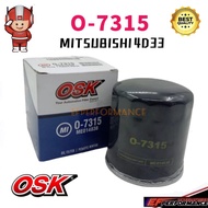 OSK O-7315 MITSUBISHI 4D30 OIL FILTER (ME014838) PENAPIS MINYAK LORI MITSUBISHI MISUBISHI LORRY 4D30