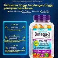 Webber Naturals Omega 3 Fish Oil 900mg 200粒 Triple Strength （Costco 加拿大）--tongtong mall